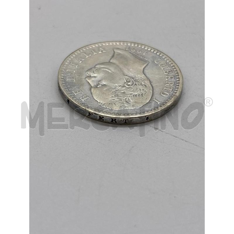MONETA AG 2 LIRE 1881 | Mercatino dell'Usato Torino c.so traiano 3