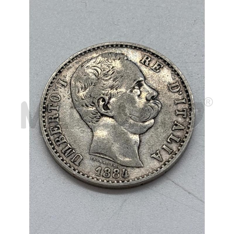 MONETA AG 2 LIRE 1884 | Mercatino dell'Usato Torino c.so traiano 1