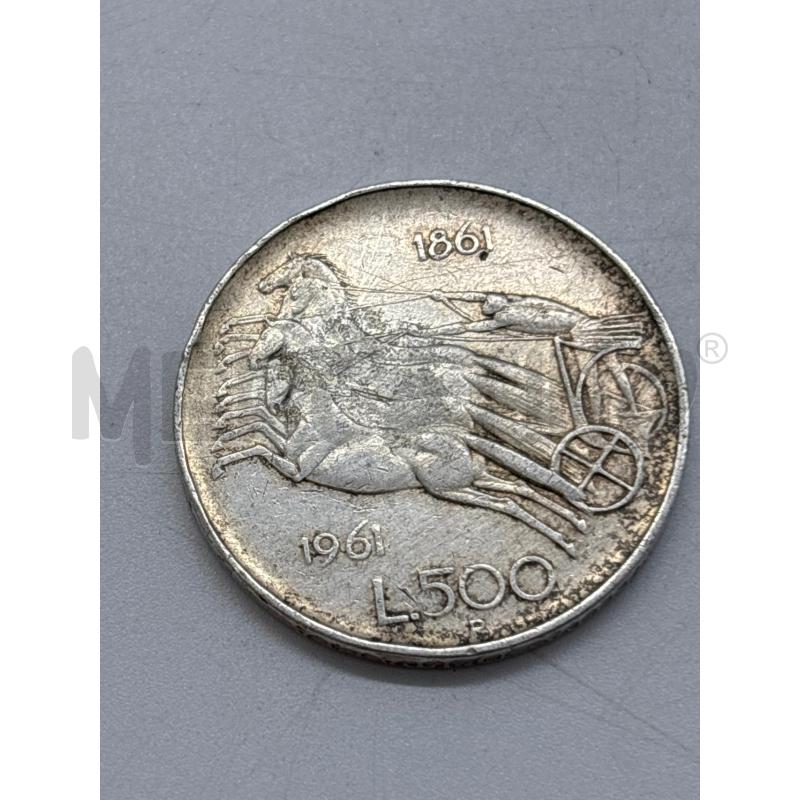 MONETA AG 500 LIRE 1961 | Mercatino dell'Usato Torino c.so traiano 2
