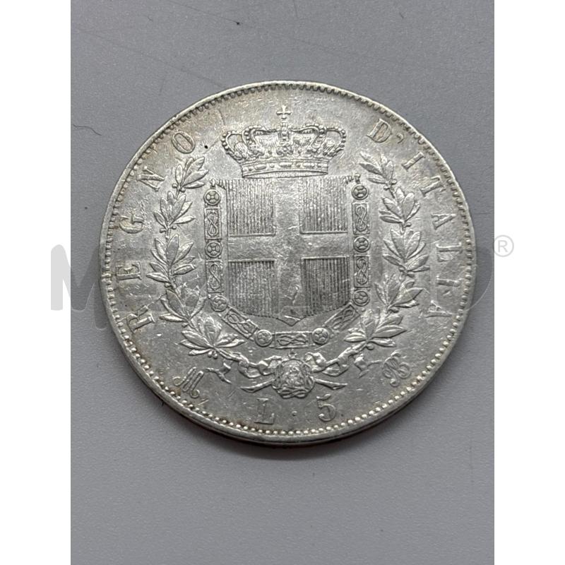 MONETA AG 5 LIRE 1871 | Mercatino dell'Usato Torino c.so traiano 2