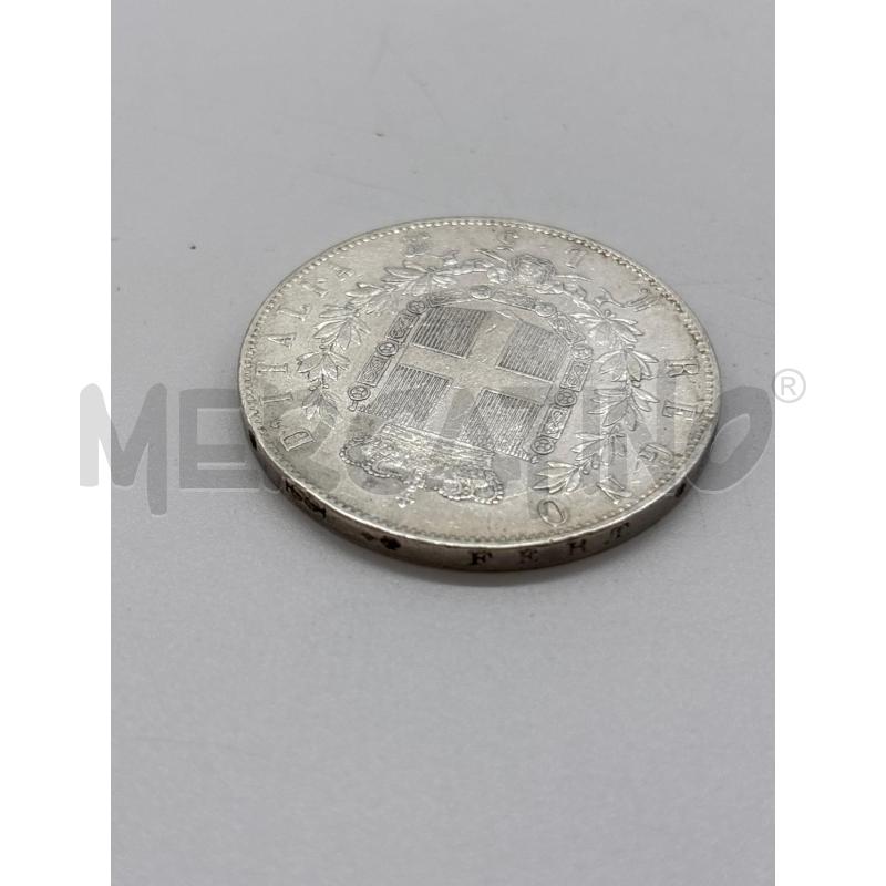 MONETA AG 5 LIRE 1871 | Mercatino dell'Usato Torino c.so traiano 3