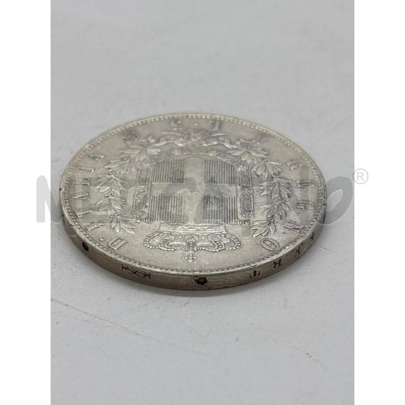 MONETA AG 5 LIRE 1875 | Mercatino dell'Usato Torino c.so traiano 4