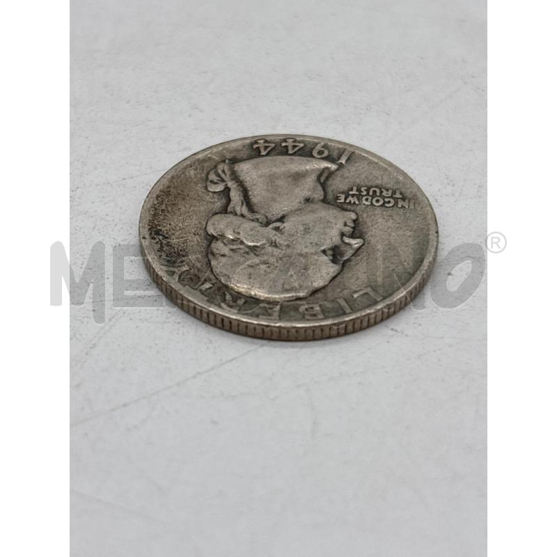 MONETA AG QUART DOLLAR 1944 | Mercatino dell'Usato Torino c.so traiano 3