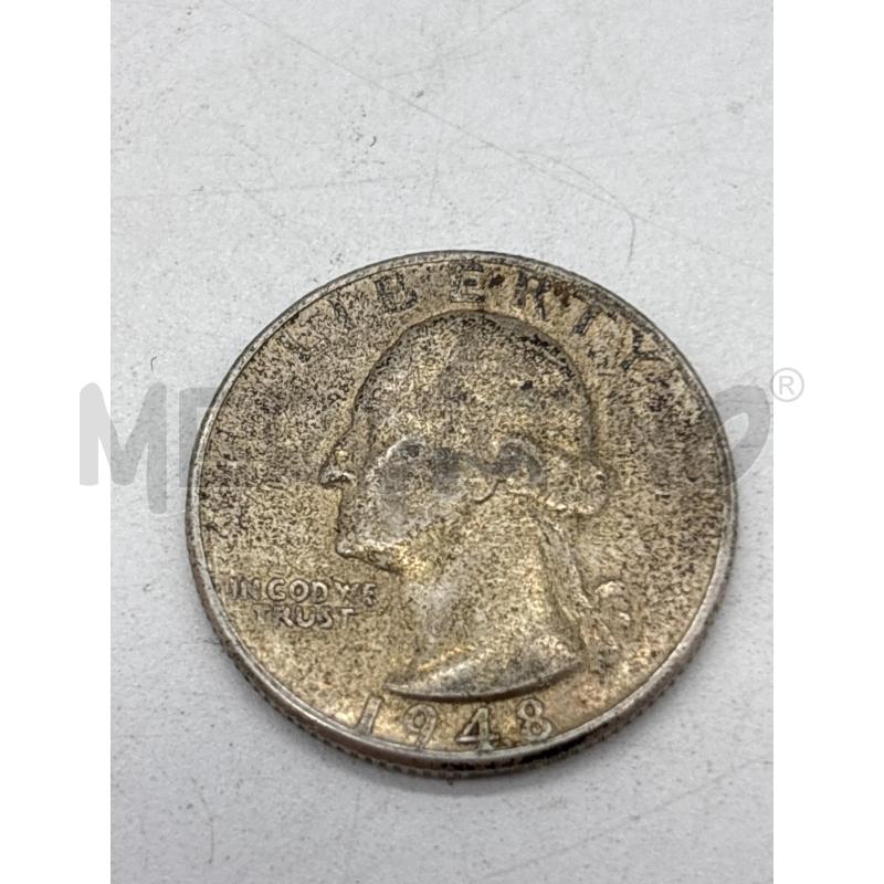 MONETA AG QUART DOLLAR 1948 | Mercatino dell'Usato Torino c.so traiano 1