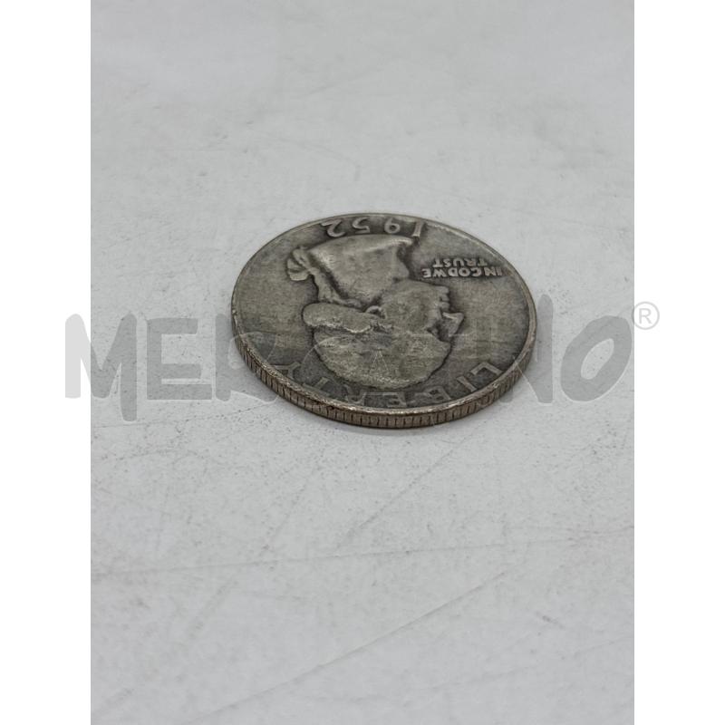 MONETA AG QUART DOLLAR 1952 | Mercatino dell'Usato Torino c.so traiano 3