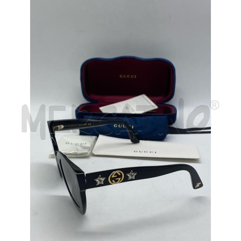 OCCHIALI DONNA GUCCI GG0208S 001 NER | Mercatino dell'Usato Torino c.so traiano 2