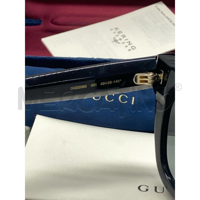 OCCHIALI DONNA GUCCI GG0208S 001 NER | Mercatino dell'Usato Torino c.so traiano 4