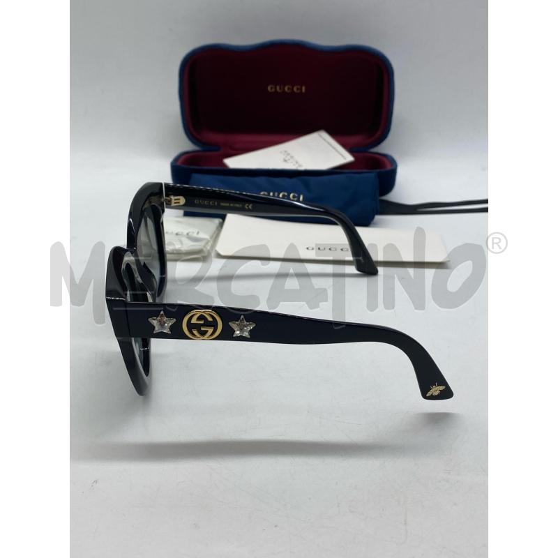 OCCHIALI DONNA GUCCI GG0208S 001 NER | Mercatino dell'Usato Torino c.so traiano 5
