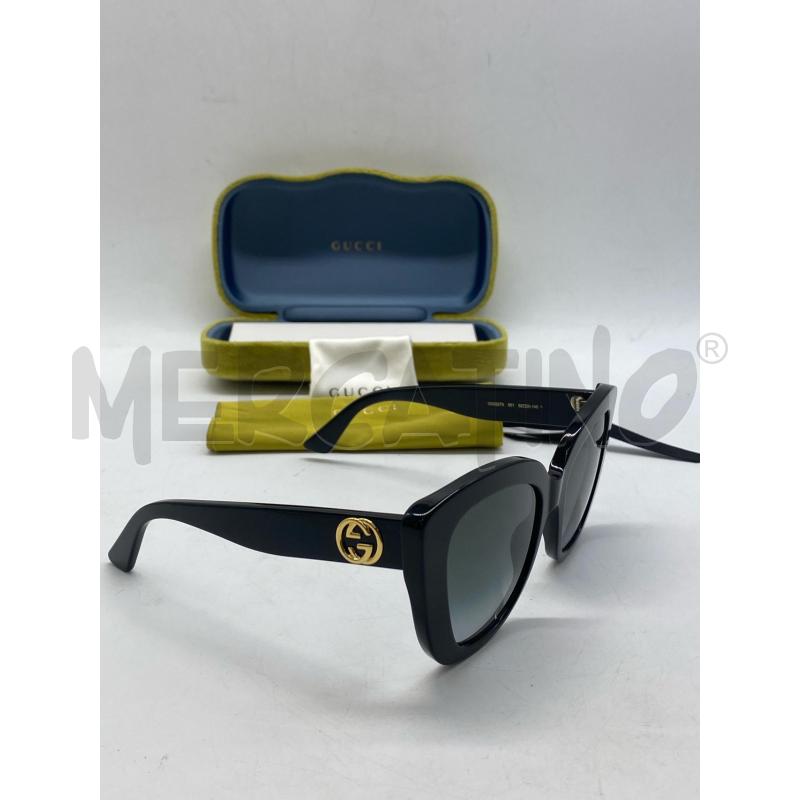 OCCHIALI DONNA GUCCI GG0327S 001 NER | Mercatino dell'Usato Torino c.so traiano 2