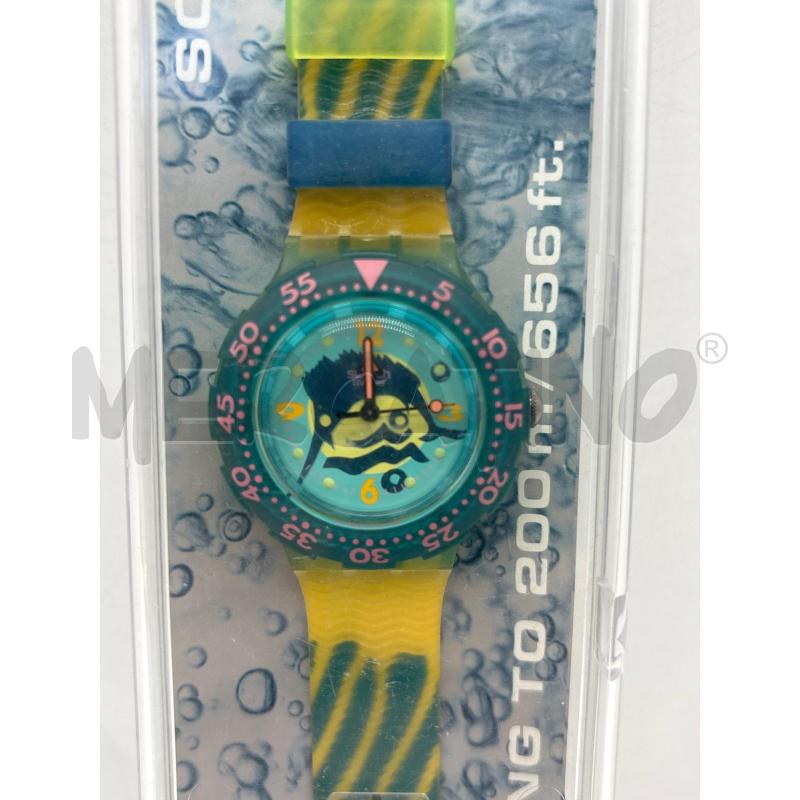 OROLOGIO SCUBA SWATCH NERO GIALLO | Mercatino dell'Usato Torino c.so traiano 1