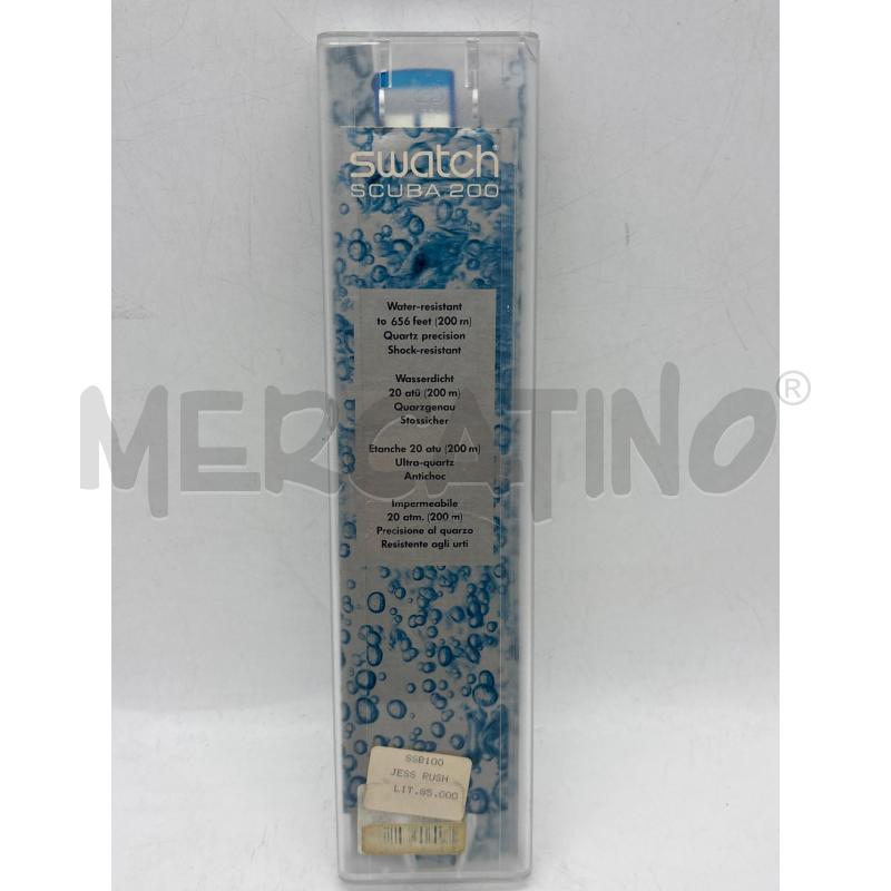OROLOGIO SCUBA SWATCH NERO GIALLO | Mercatino dell'Usato Torino c.so traiano 4