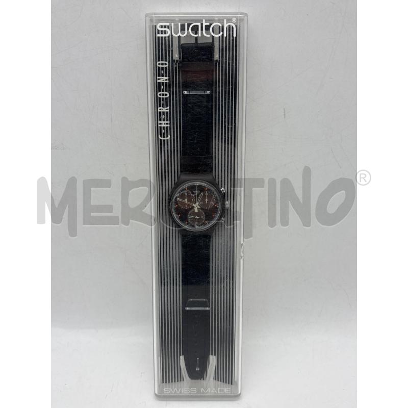 OROLOGIO SWATCH CHRONO NERO | Mercatino dell'Usato Torino c.so traiano 3