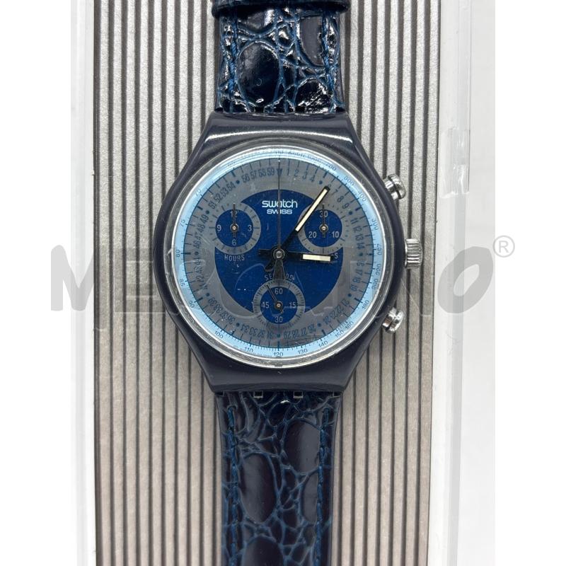 OROLOGIO SWATCH CHRONO NERO AZZURRO | Mercatino dell'Usato Torino c.so traiano 1