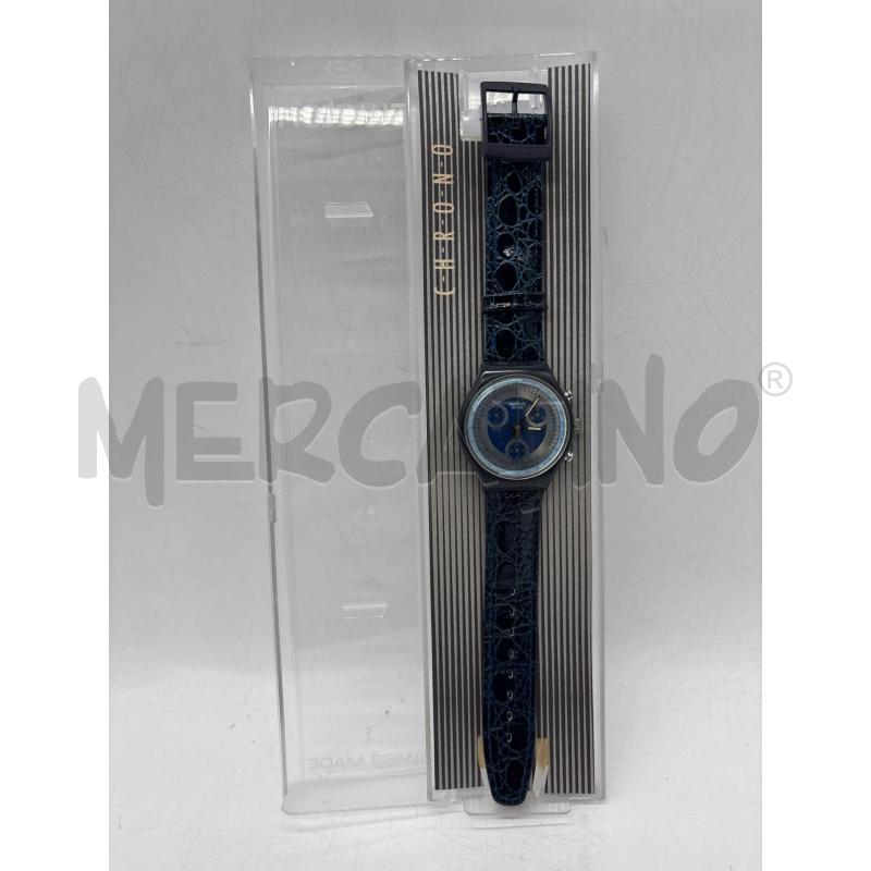 OROLOGIO SWATCH CHRONO NERO AZZURRO | Mercatino dell'Usato Torino c.so traiano 2