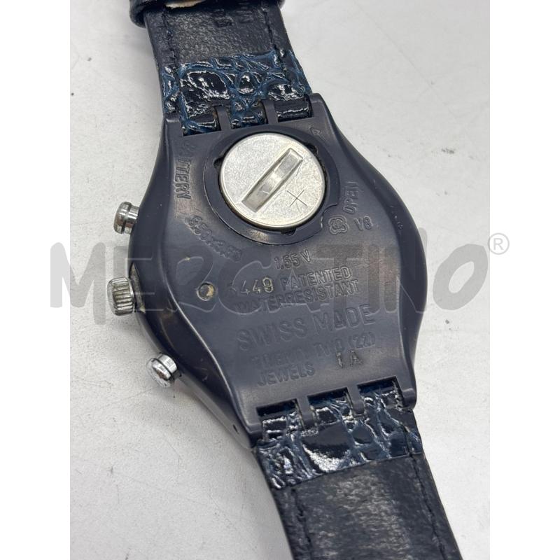 OROLOGIO SWATCH CHRONO NERO AZZURRO | Mercatino dell'Usato Torino c.so traiano 3