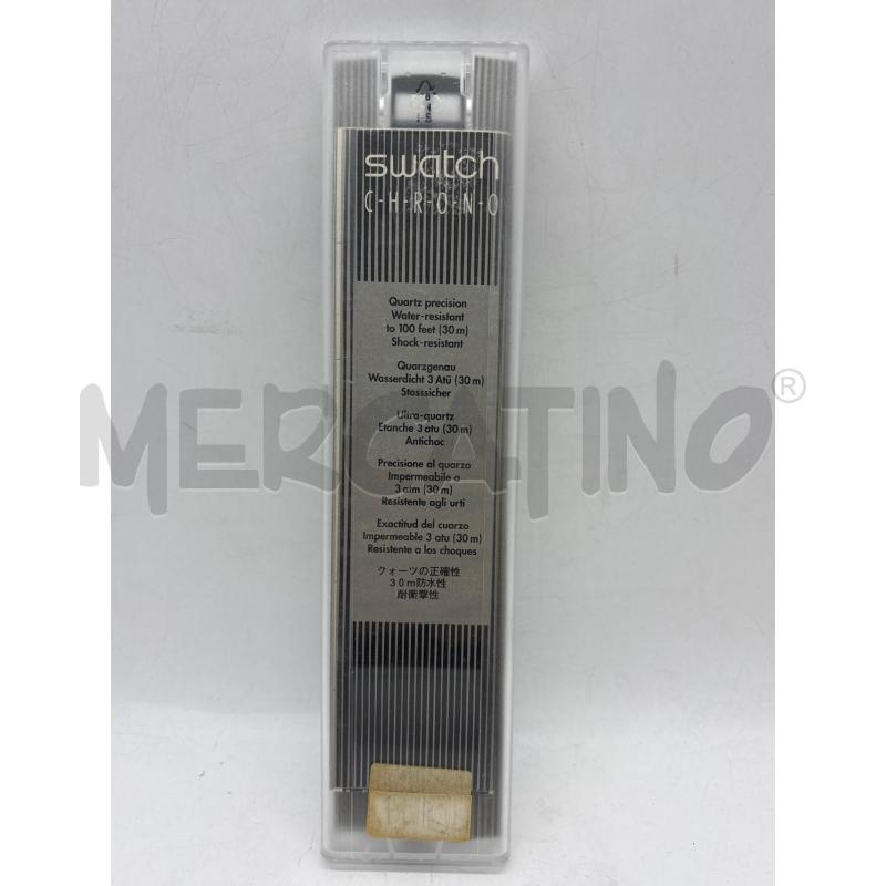 OROLOGIO SWATCH CHRONO NERO AZZURRO | Mercatino dell'Usato Torino c.so traiano 4