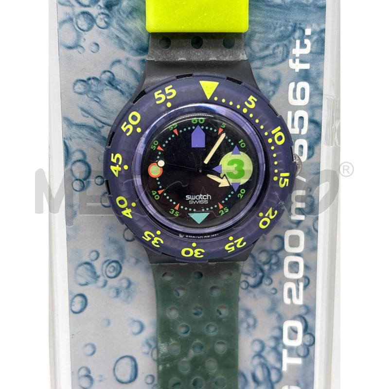 OROLOGIO SWATCH SCUBA 3 BLU GIALLO | Mercatino dell'Usato Torino c.so traiano 1