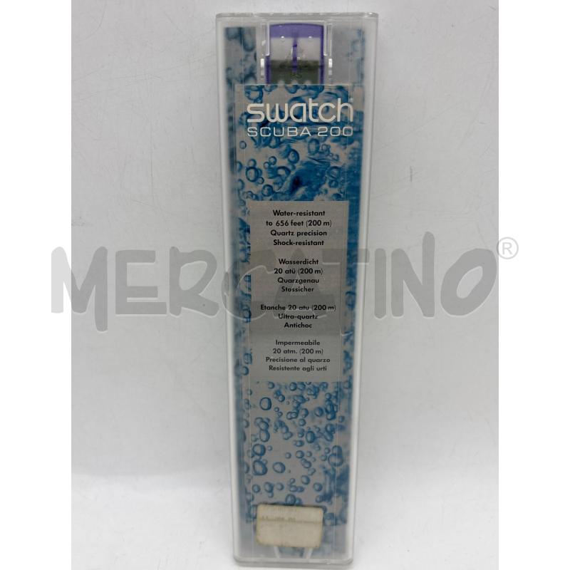 OROLOGIO SWATCH SCUBA 3 BLU GIALLO | Mercatino dell'Usato Torino c.so traiano 3