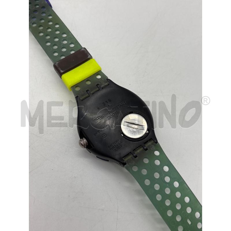 OROLOGIO SWATCH SCUBA 3 BLU GIALLO | Mercatino dell'Usato Torino c.so traiano 4