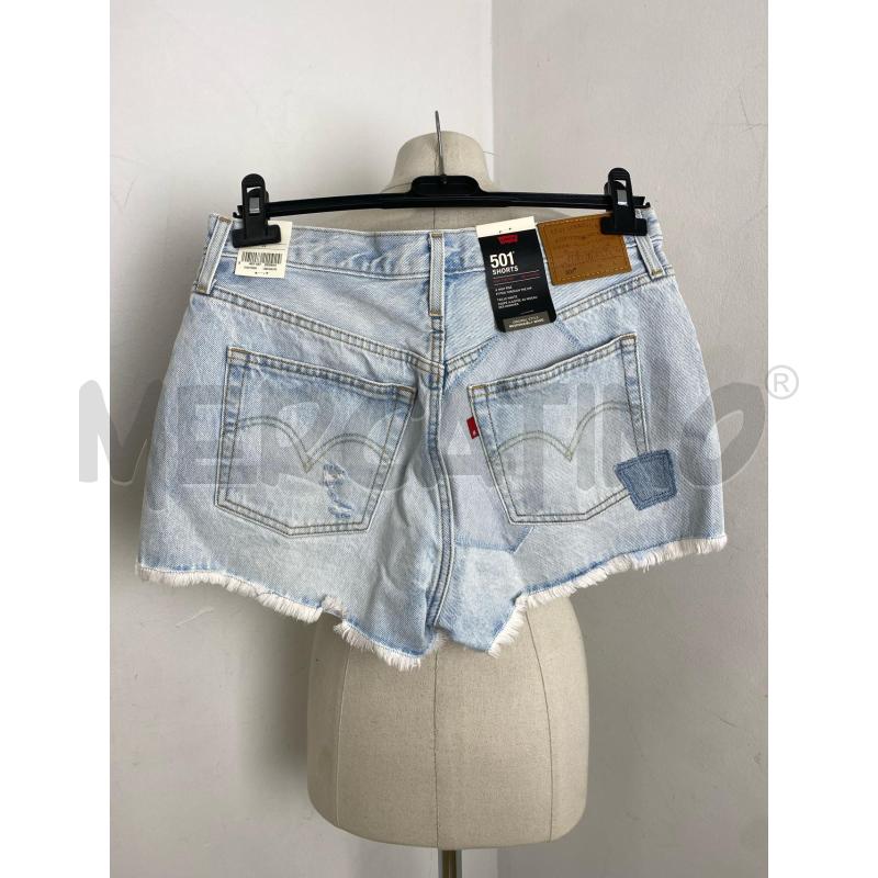 PANTALONCINO DONNA LEVIS 501 AZZUR JEANS  | Mercatino dell'Usato Torino c.so traiano 2