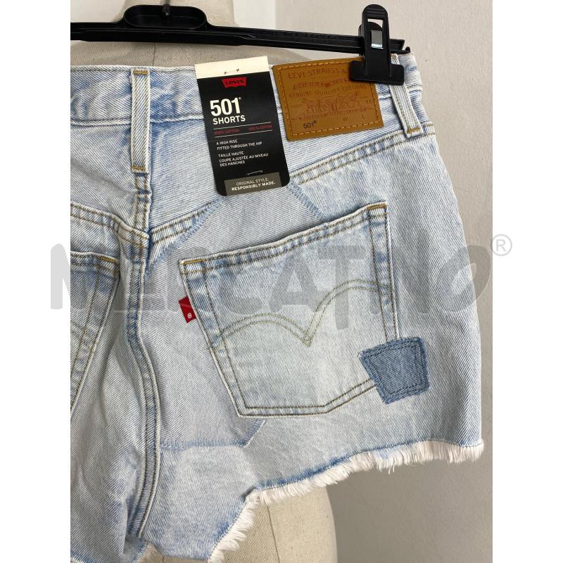 PANTALONCINO DONNA LEVIS 501 AZZUR JEANS  | Mercatino dell'Usato Torino c.so traiano 3