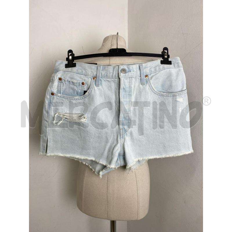 PANTALONCINO DONNA LEVI'S 501 AZZURRO CHIARO | Mercatino dell'Usato Torino c.so traiano 1