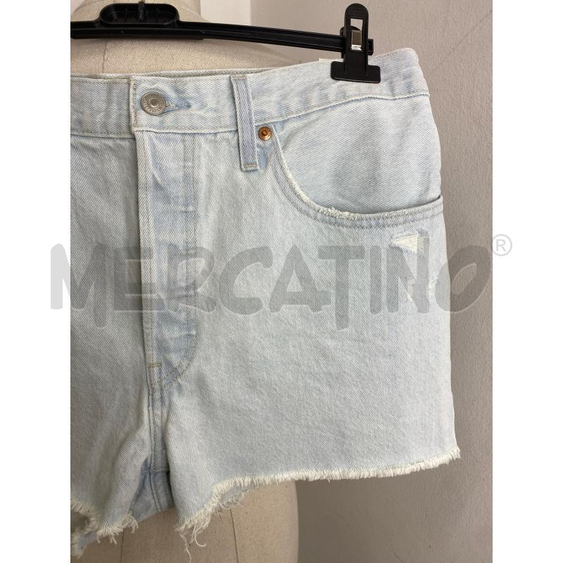 PANTALONCINO DONNA LEVI'S 501 AZZURRO CHIARO | Mercatino dell'Usato Torino c.so traiano 2
