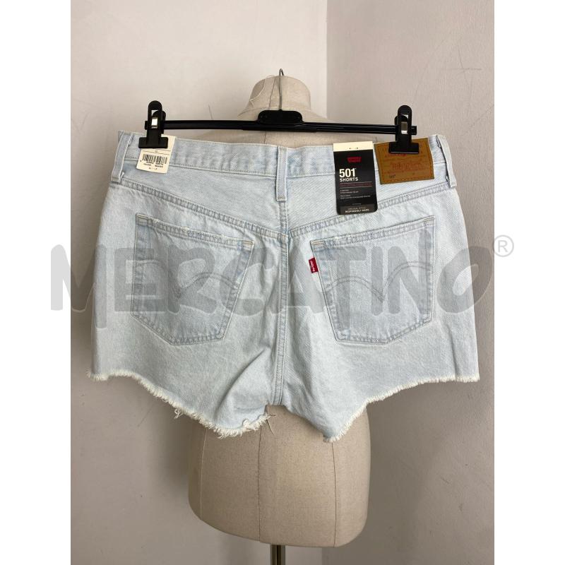 PANTALONCINO DONNA LEVI'S 501 AZZURRO CHIARO | Mercatino dell'Usato Torino c.so traiano 4
