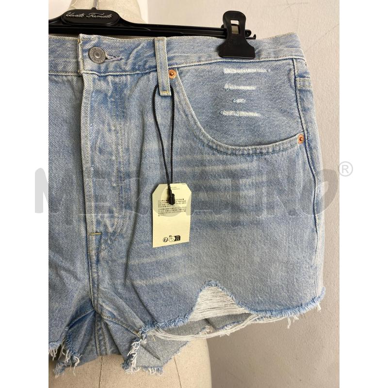 PANTALONCINO DONNA LEVI'S 501 AZZURRO DISTESSED | Mercatino dell'Usato Torino c.so traiano 2