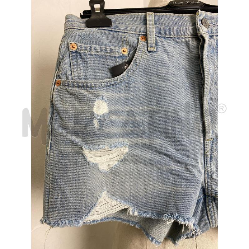 PANTALONCINO DONNA LEVI'S 501 AZZURRO DISTESSED | Mercatino dell'Usato Torino c.so traiano 3