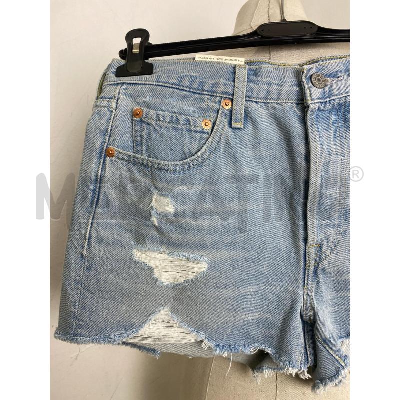 PANTALONCINO DONNA LEVI'S 501 CHIARO DISTRESSED | Mercatino dell'Usato Torino c.so traiano 2