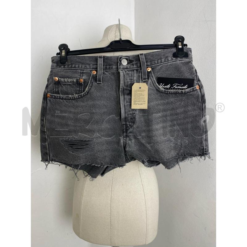 PANTALONCINO DONNA LEVI'S GRIGIO DISTRESSED | Mercatino dell'Usato Torino c.so traiano 1