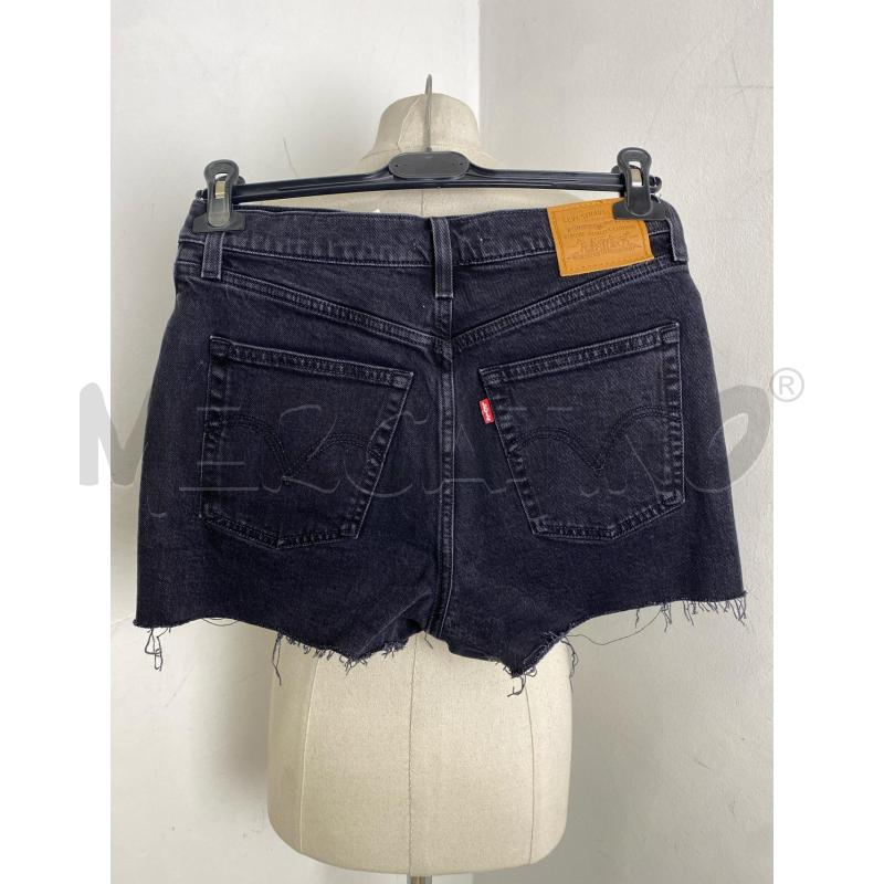 PANTALONCINO DONNA LEVI'S RIBCAGE NERO | Mercatino dell'Usato Torino c.so traiano 4