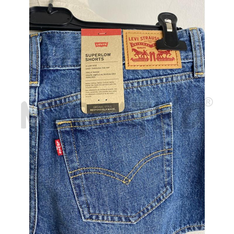 PANTALONCINO DONNA LEVI'S SUPERLOW BLU | Mercatino dell'Usato Torino c.so traiano 5