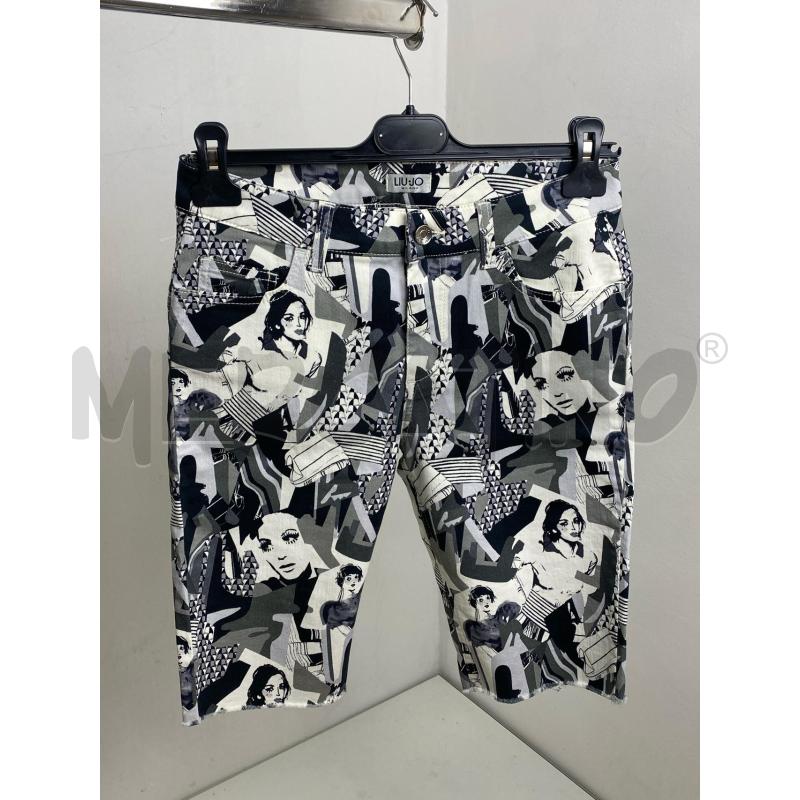 PANTALONCINO DONNA LIU JO BIA NER FIGURE | Mercatino dell'Usato Torino c.so traiano 1