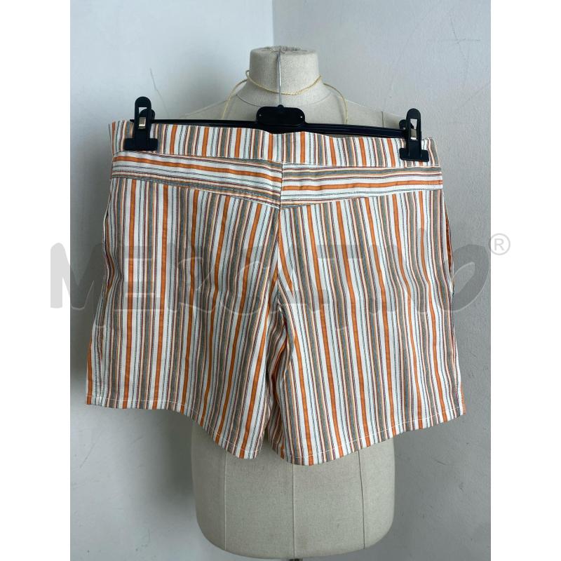 PANTALONCINO DONNA PATRIZIA PEPEP RIGHE ARANCIONI | Mercatino dell'Usato Torino c.so traiano 3