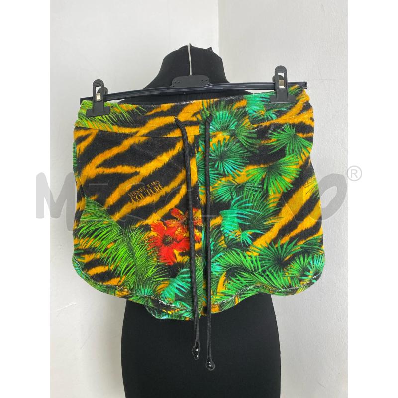 PANTALONCINO DONNA VERSACE COUTURE VERD ARANC | Mercatino dell'Usato Torino c.so traiano 1