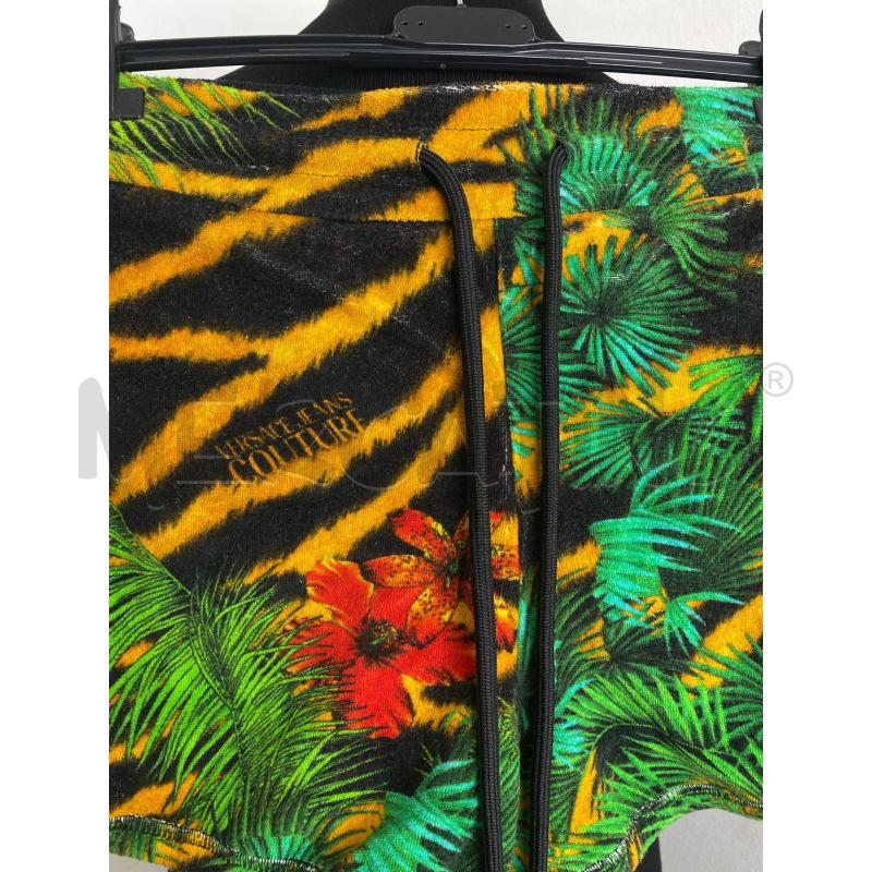 PANTALONCINO DONNA VERSACE COUTURE VERD ARANC | Mercatino dell'Usato Torino c.so traiano 2