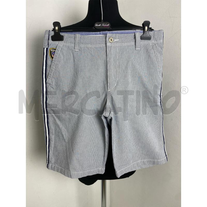 PANTALONCINO UOMO BLAUER BIANC BLU RIG | Mercatino dell'Usato Torino c.so traiano 1