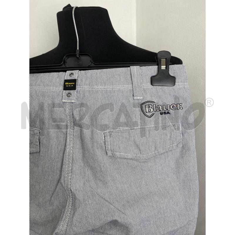PANTALONCINO UOMO BLAUER BIANC BLU RIG | Mercatino dell'Usato Torino c.so traiano 4