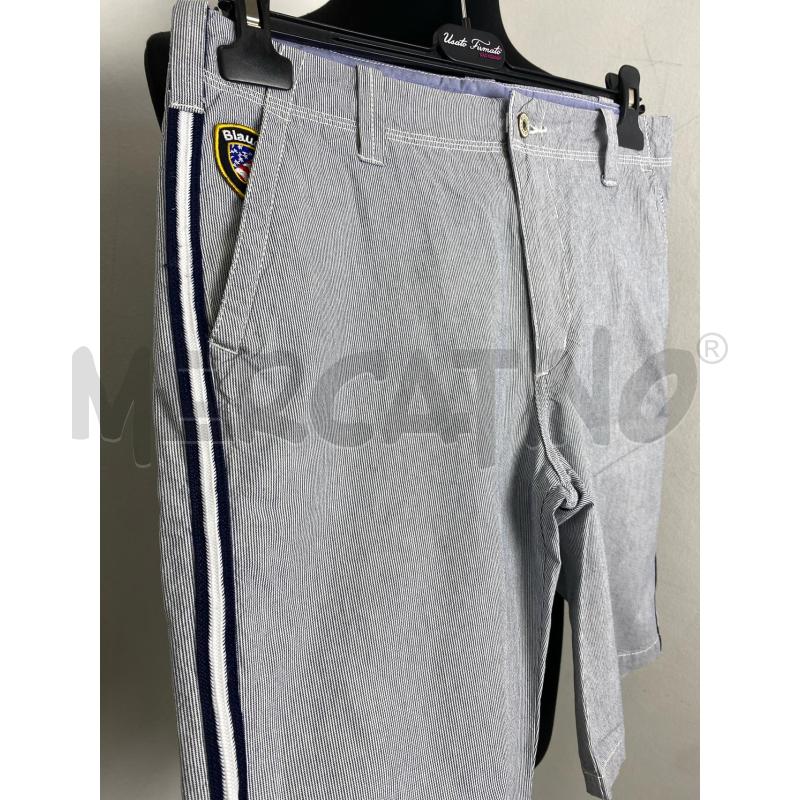 PANTALONCINO UOMO BLAUER BIANC BLU RIG | Mercatino dell'Usato Torino c.so traiano 5