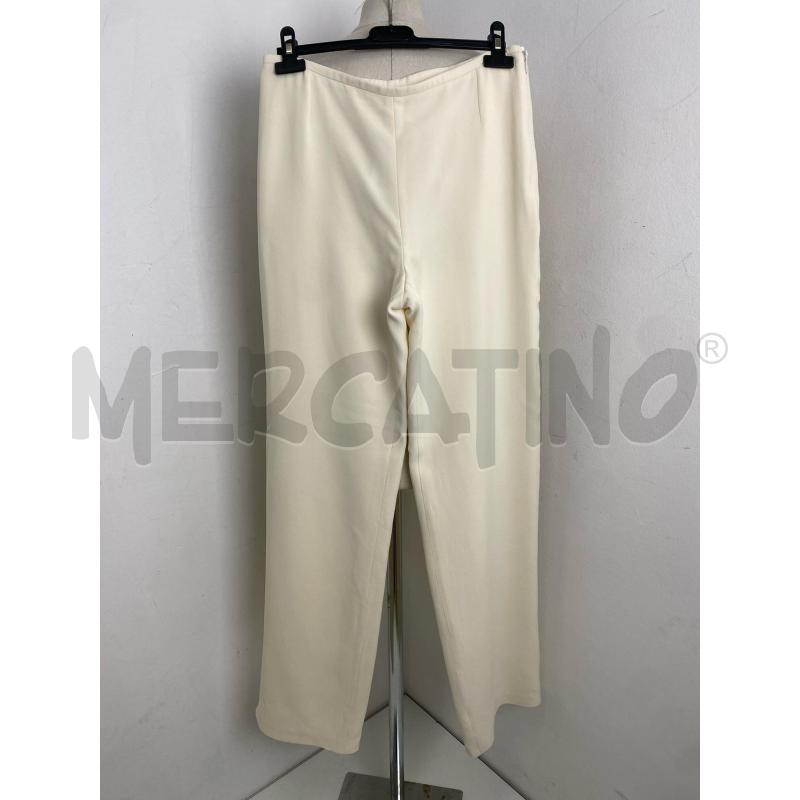 PANTALONE DONNA ARMANI PANNA PURA SETA | Mercatino dell'Usato Torino c.so traiano 1