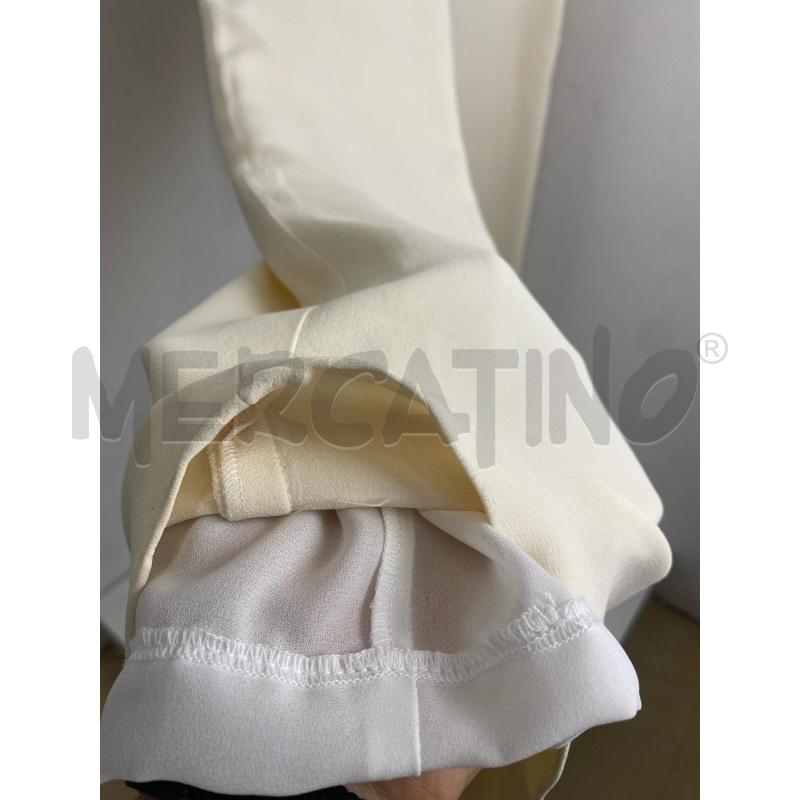 PANTALONE DONNA ARMANI PANNA PURA SETA | Mercatino dell'Usato Torino c.so traiano 2