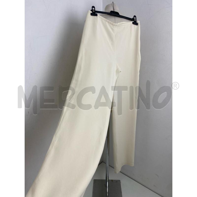 PANTALONE DONNA ARMANI PANNA PURA SETA | Mercatino dell'Usato Torino c.so traiano 3