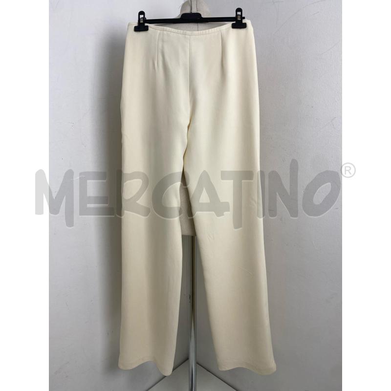 PANTALONE DONNA ARMANI PANNA PURA SETA | Mercatino dell'Usato Torino c.so traiano 5
