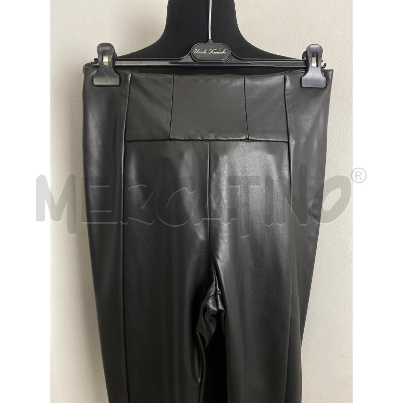 PANTALONE DONNA GUESS ECOPELLE NERO | Mercatino dell'Usato Torino c.so traiano 2