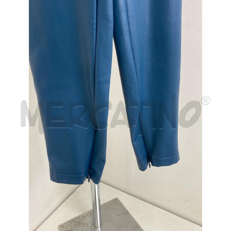 PANTALONE DONNA GUESS ECOPELLE VERDE PETROLIO | Mercatino dell'Usato Torino c.so traiano 2