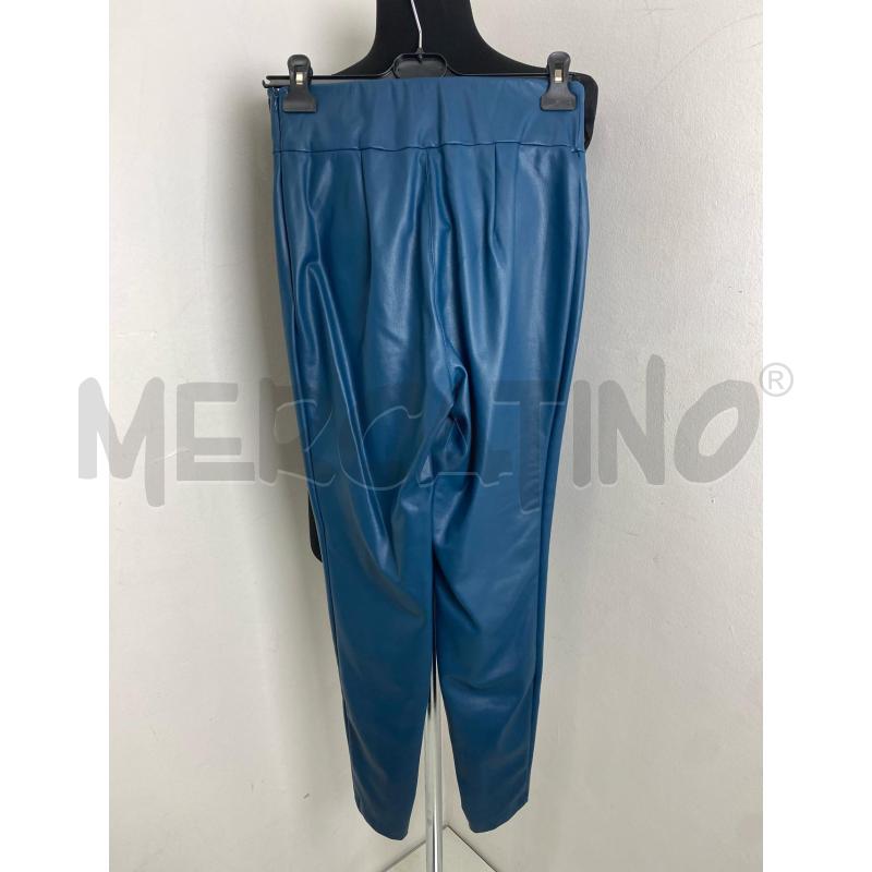 PANTALONE DONNA GUESS ECOPELLE VERDE PETROLIO | Mercatino dell'Usato Torino c.so traiano 3
