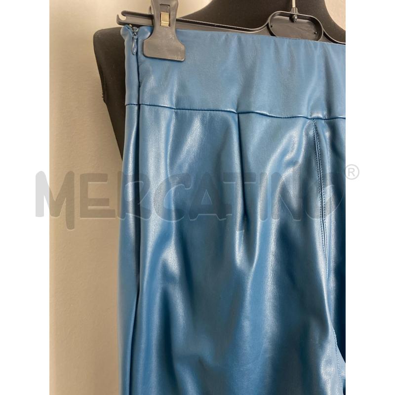 PANTALONE DONNA GUESS ECOPELLE VERDE PETROLIO | Mercatino dell'Usato Torino c.so traiano 4