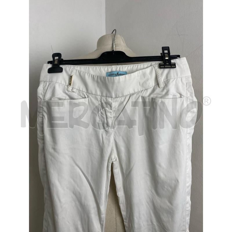 PANTALONE DONNA GUESS MARCIANO BIANCO | Mercatino dell'Usato Torino c.so traiano 2